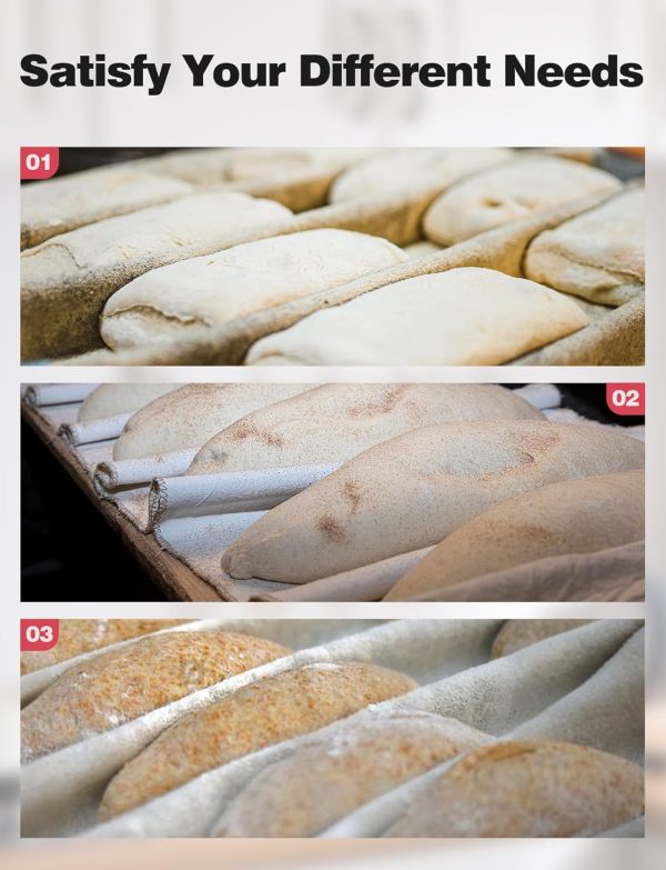 Heavy Duty Bakers Couche, 100% Natural Flax Linen 36''x26'' Bread Dough Proofing Cloth Thickened Couche 1Pack - Image 7